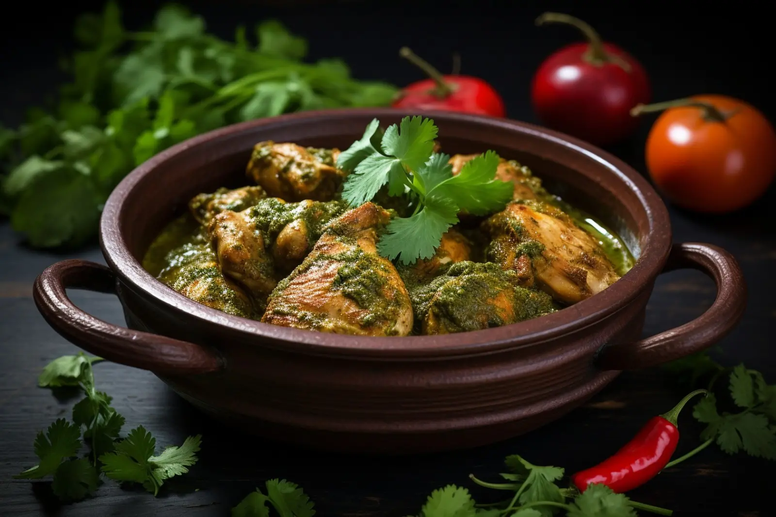 Saag Chicken Curry
