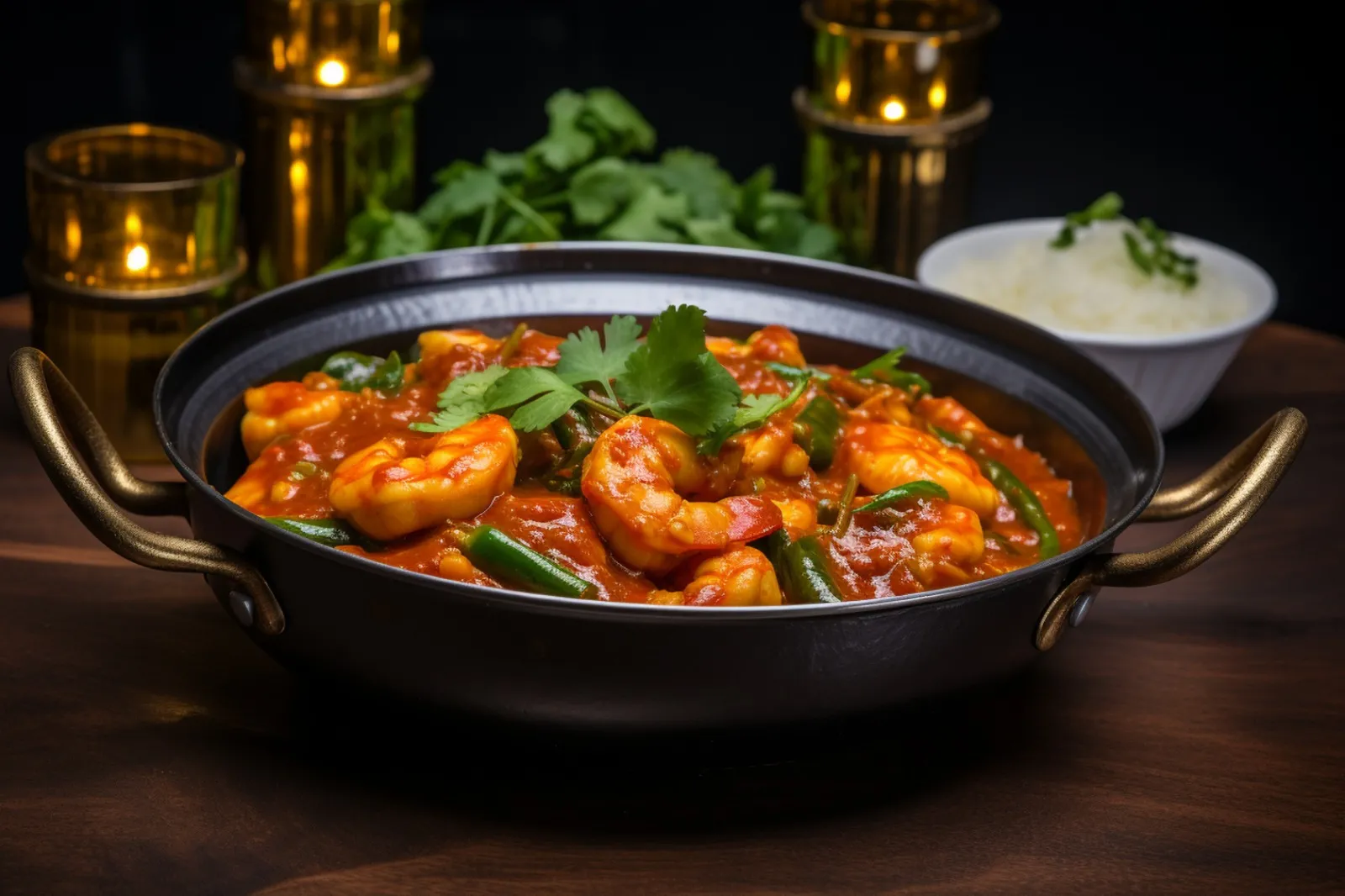 Saag Prawn Curry